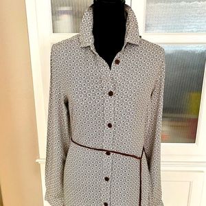 Like new Orb brand paisley shirt dress